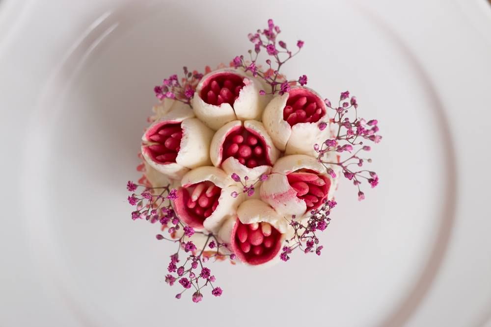 Cupcake květinkové zdobení