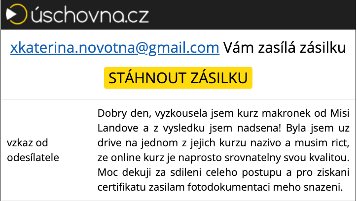 Reference makronky Katka